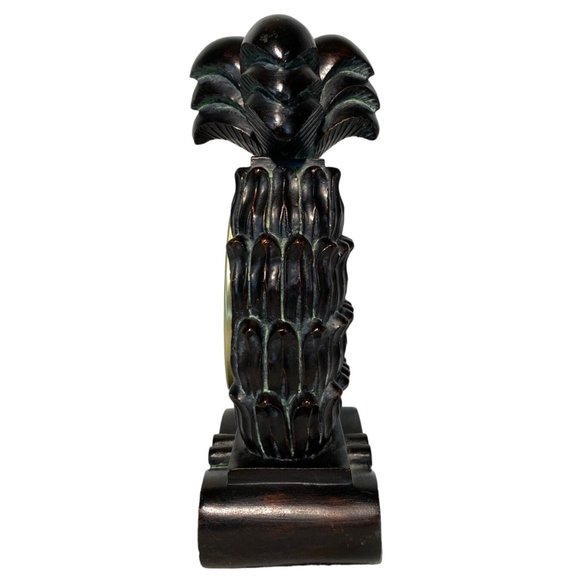 Pineapple Quartz Desktop Clock with Roman Numerals for Desktops - Works - Picture 4 of 4